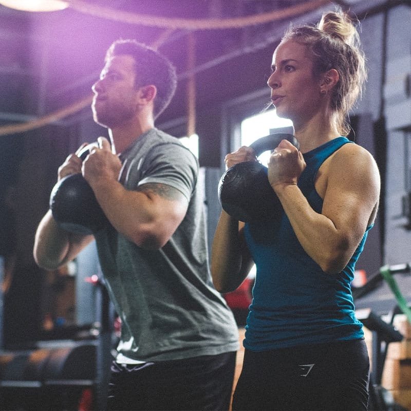 Group training using the kettlebell