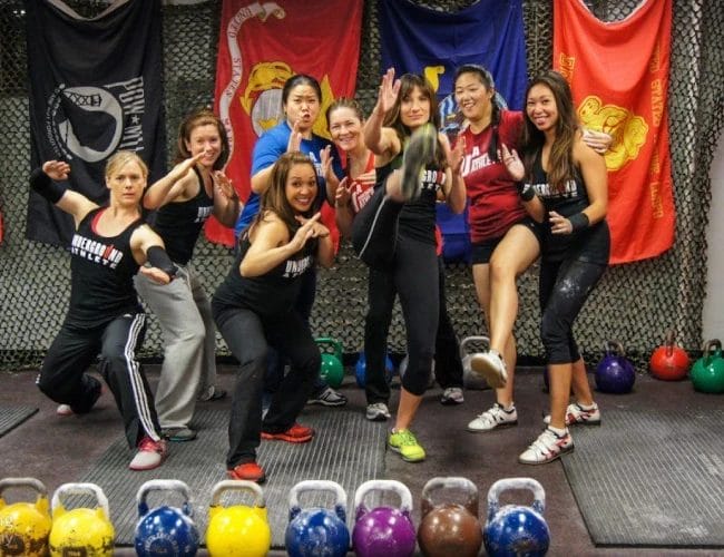 Women on Group class